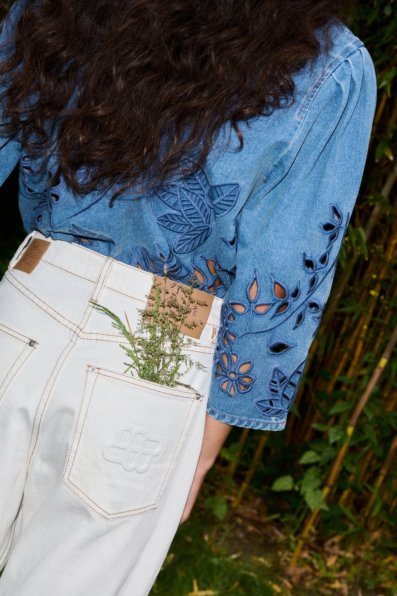 Bramble denimbluse - blå